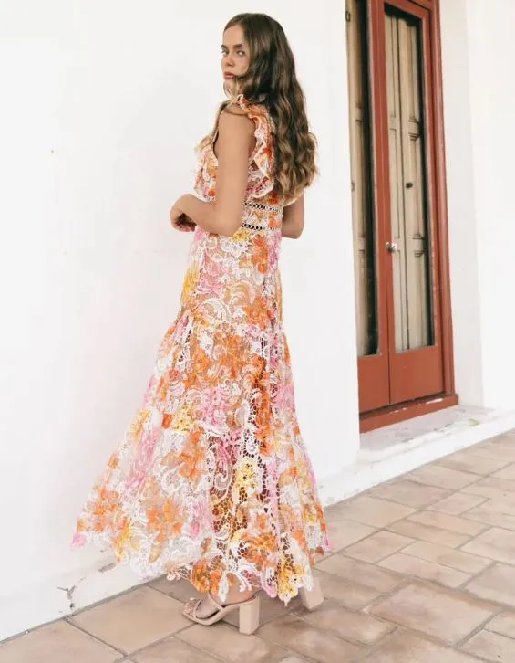 Vintage Floral Crochet Dress by Ebby & I