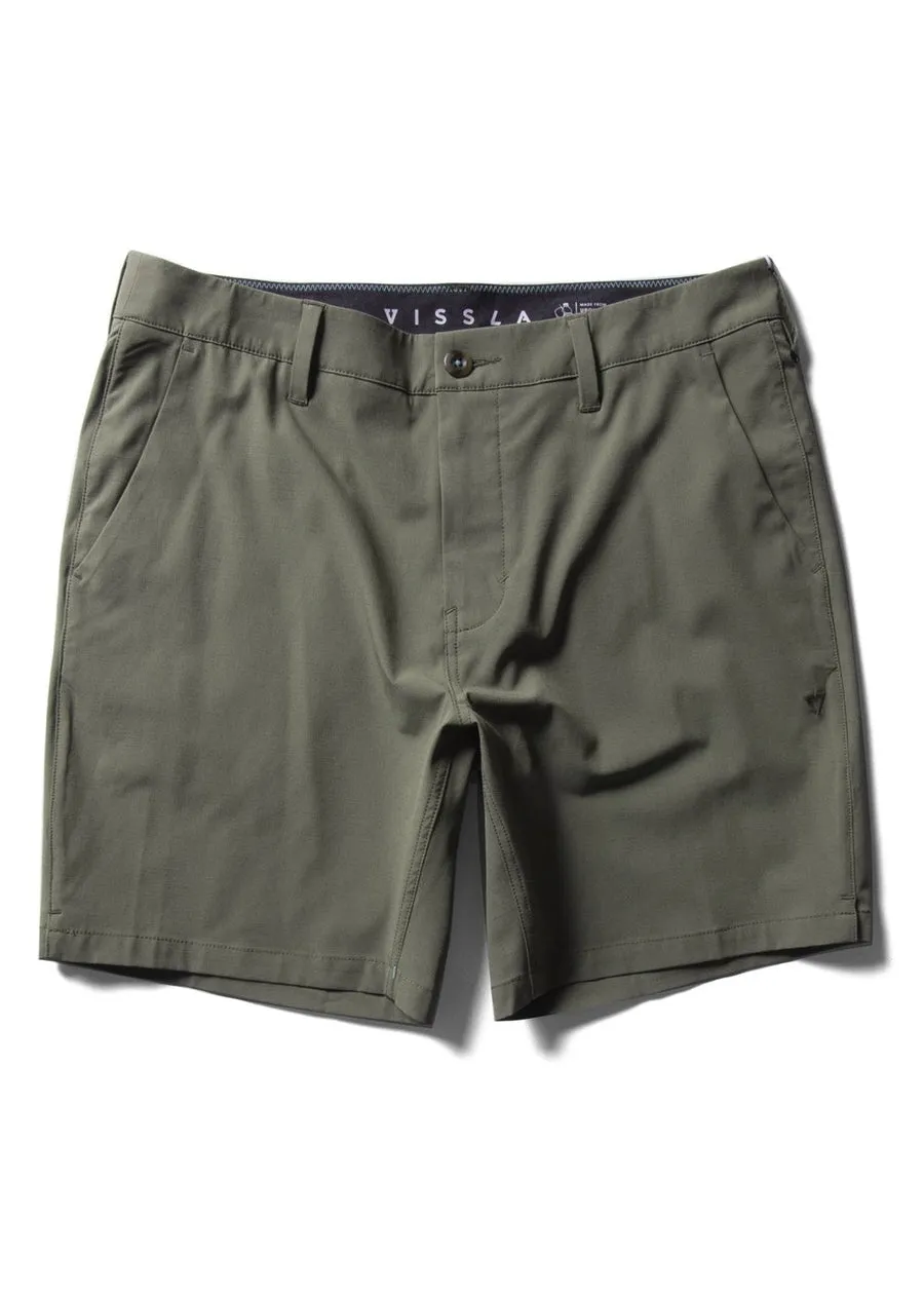 Vissla - Cutlap Eco 17.5" Hybrid Walkshort - Army
