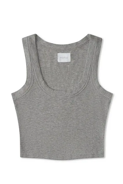 We are Sundays Naz Tank - Heather Grey