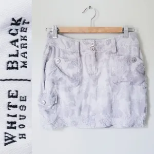 WHBM 100% Silk Mini Skirt EUC!