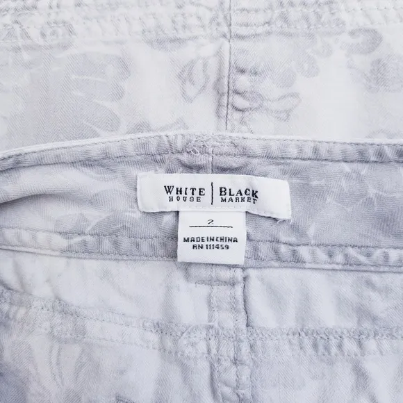 WHBM 100% Silk Mini Skirt EUC!