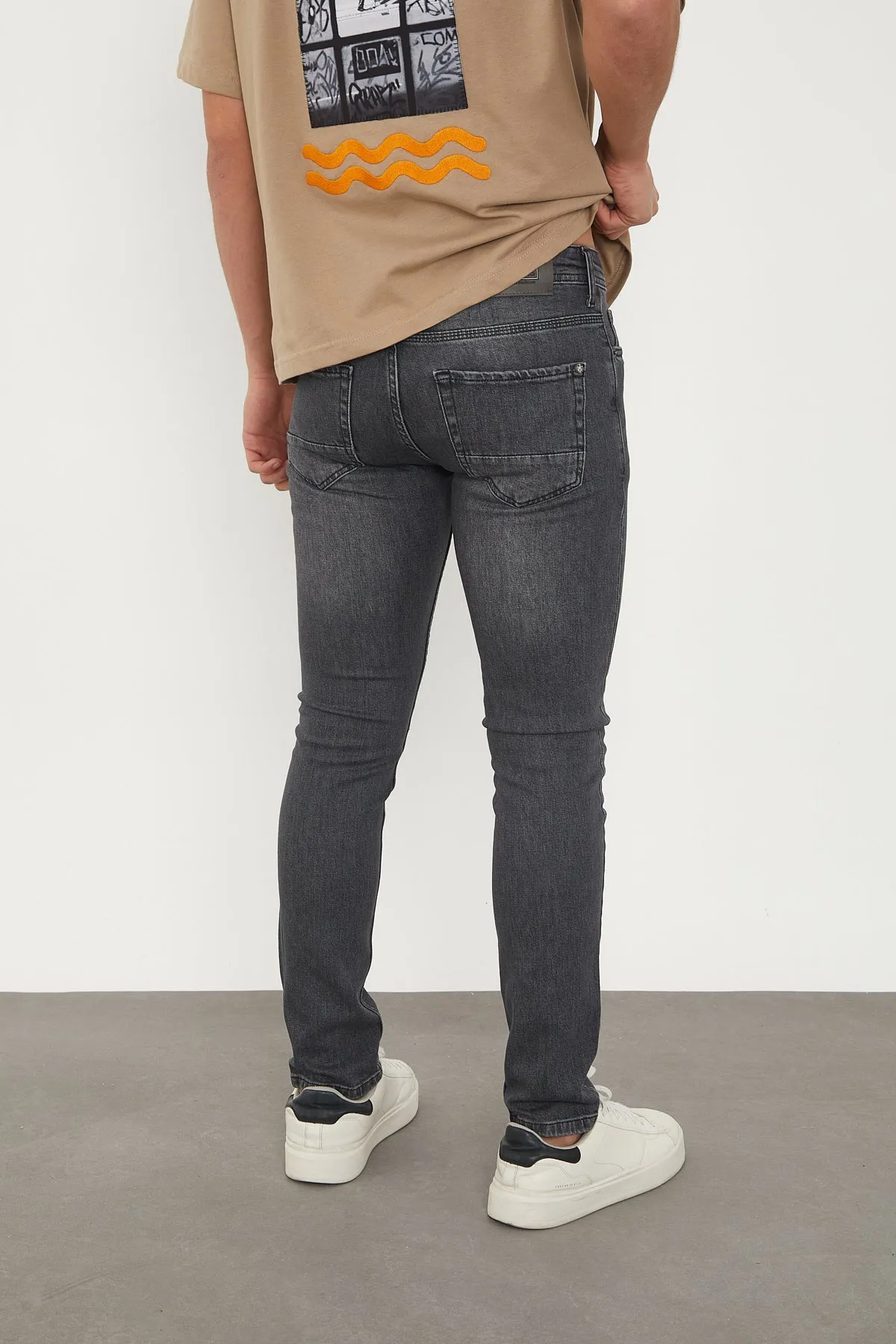 Wolfe Denim Slim Fit Jeans – Charcoal Grey