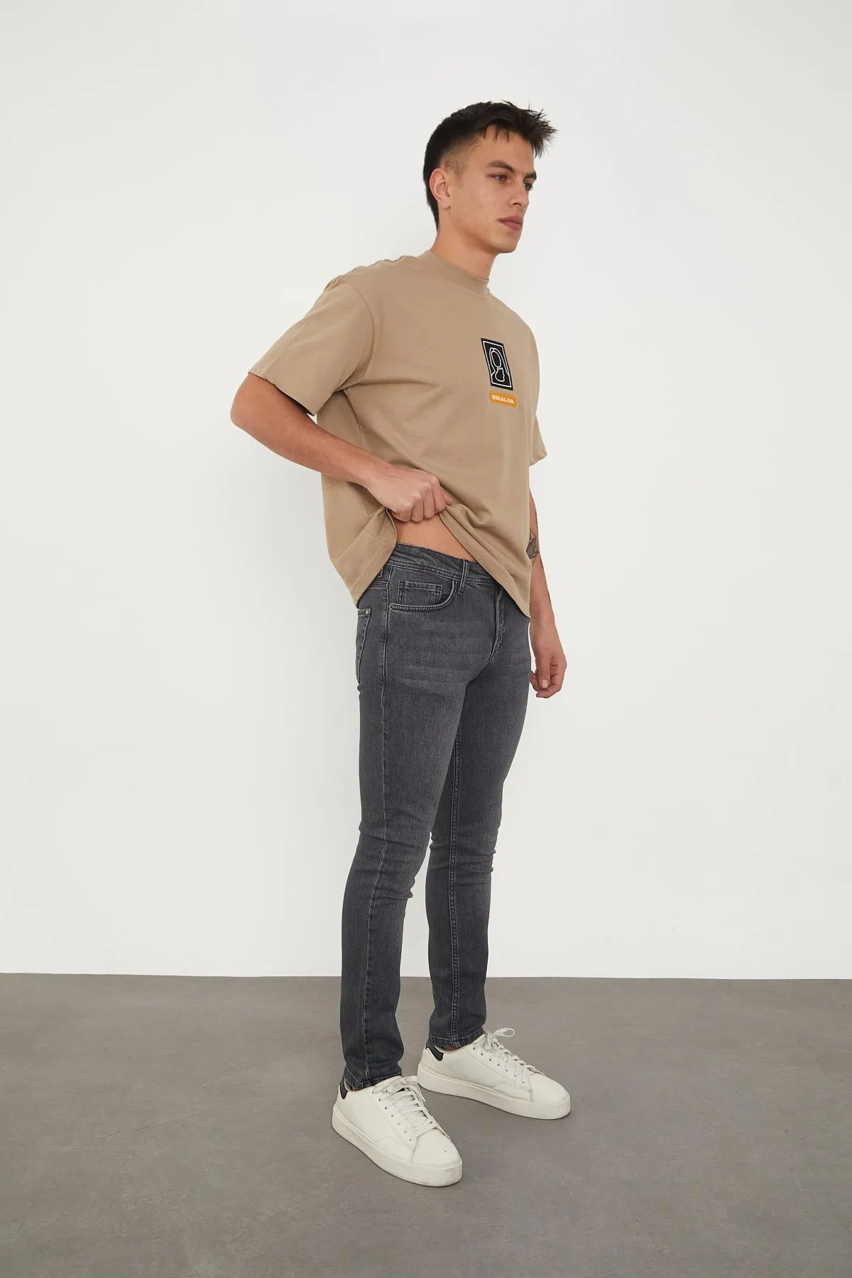 Wolfe Denim Slim Fit Jeans – Charcoal Grey
