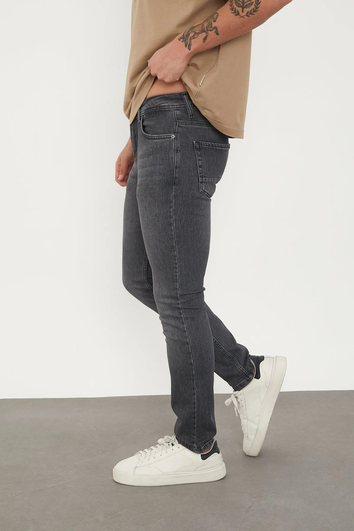 Wolfe Denim Slim Fit Jeans – Charcoal Grey