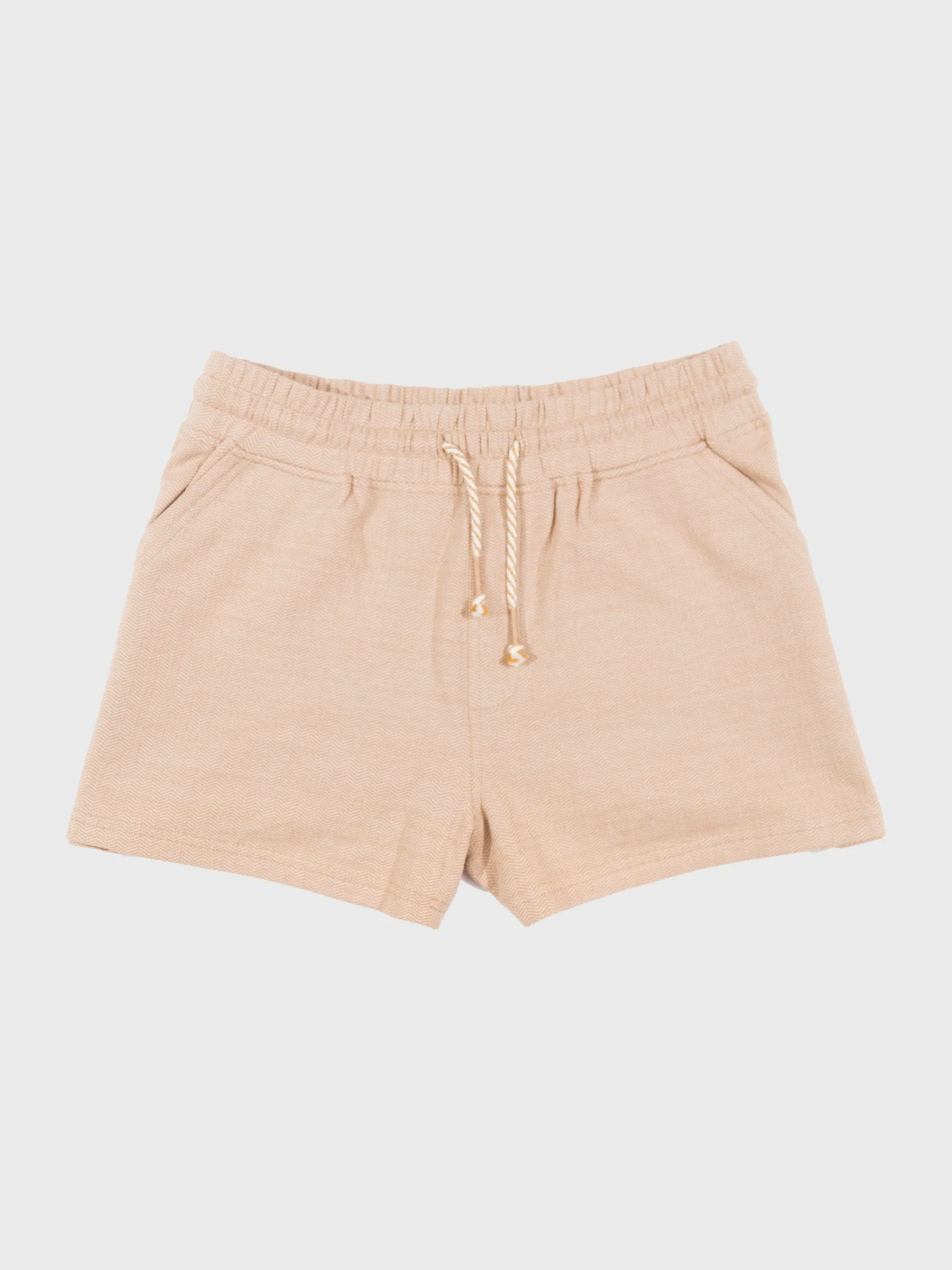 Women's Herringbone Flex Shorts | Beech Wood