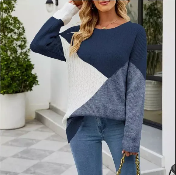 Women's multicolored sweatshirt by Amosena