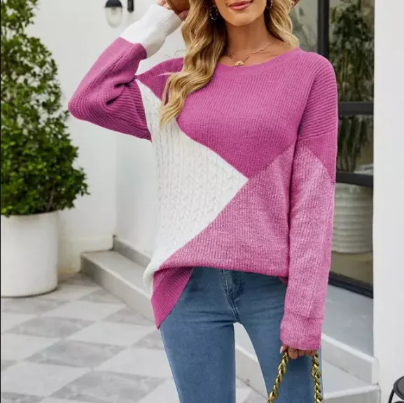 Women's multicolored sweatshirt by Amosena