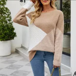 Women's multicolored sweatshirt by Amosena