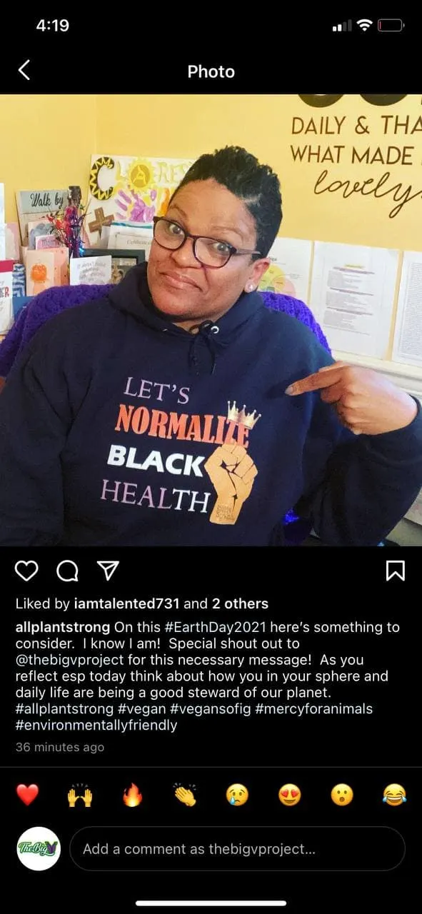 Women's Normalize Black Health Hoodie