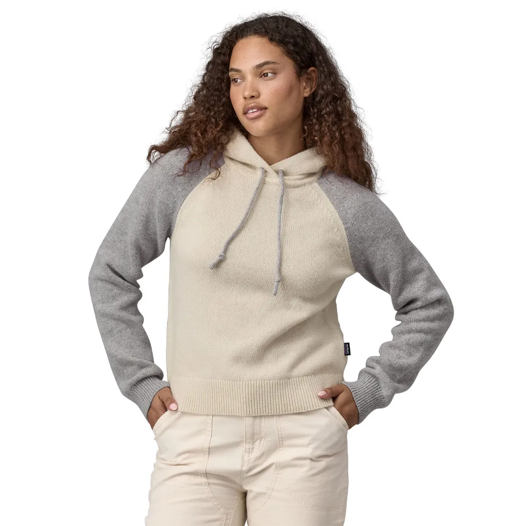 Women's Recycled Wool Blend Hooded Pullover