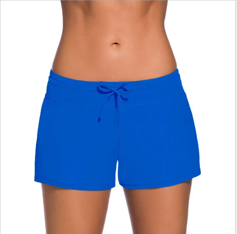 Women's Summer Yoga Pants Boxer Swimming Shorts