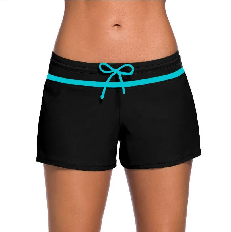 Women's Summer Yoga Pants Boxer Swimming Shorts
