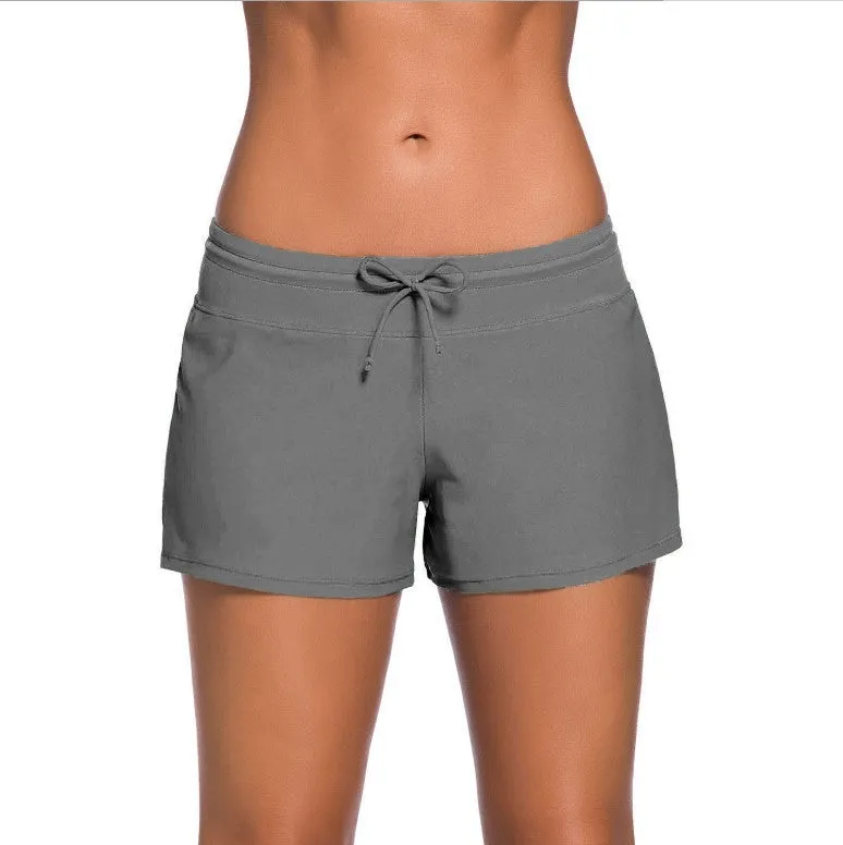 Women's Summer Yoga Pants Boxer Swimming Shorts