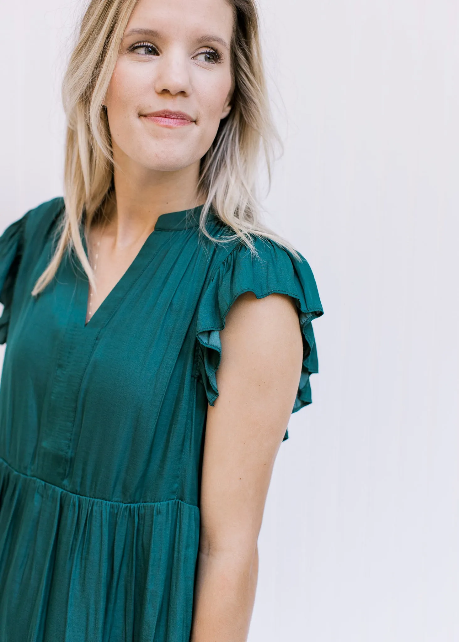 X Hunter Green Dress