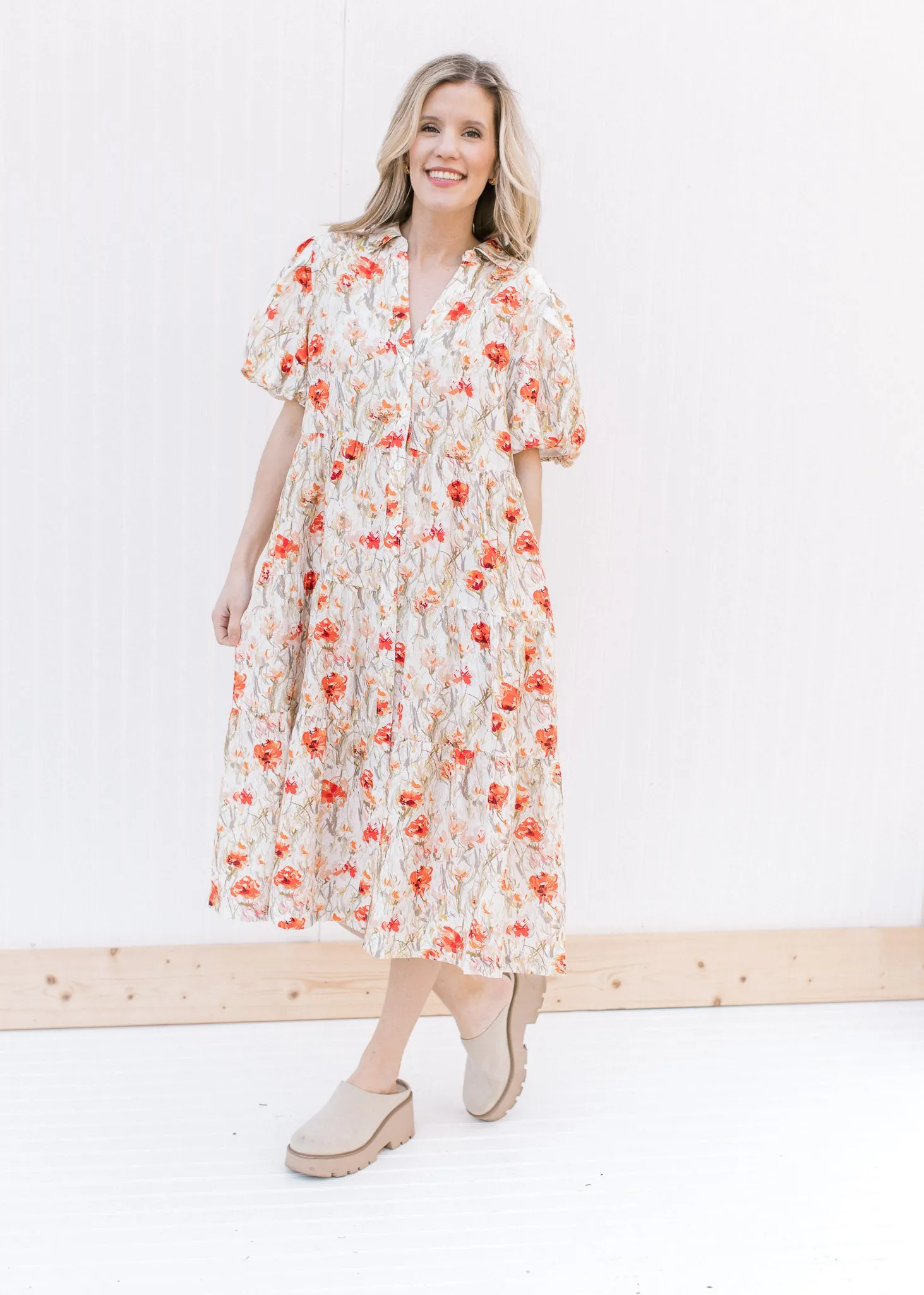 X Spring Wildflower Floral Maxi