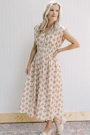 XZ Front Zip Peony Dress
