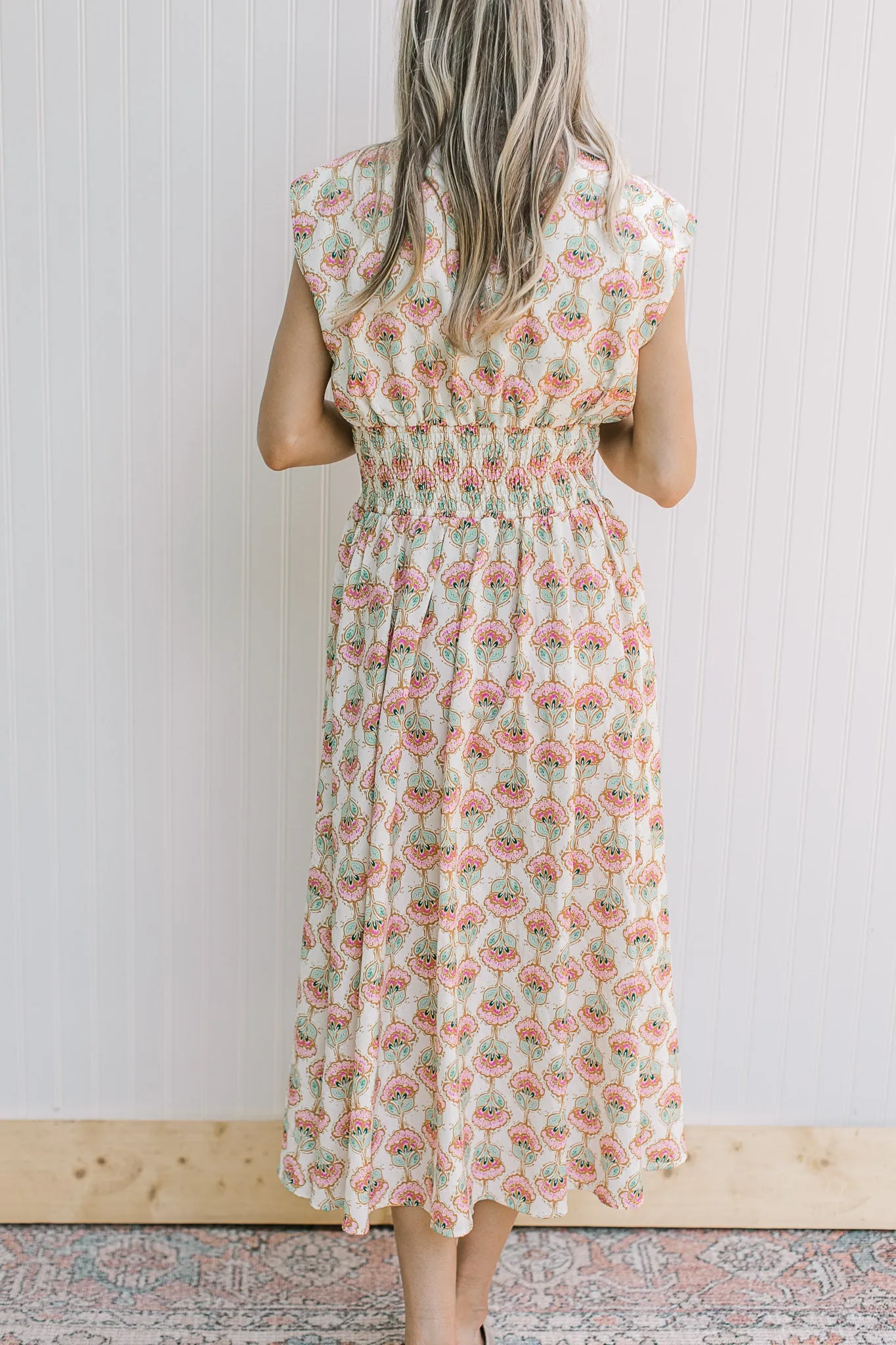 XZ Front Zip Peony Dress