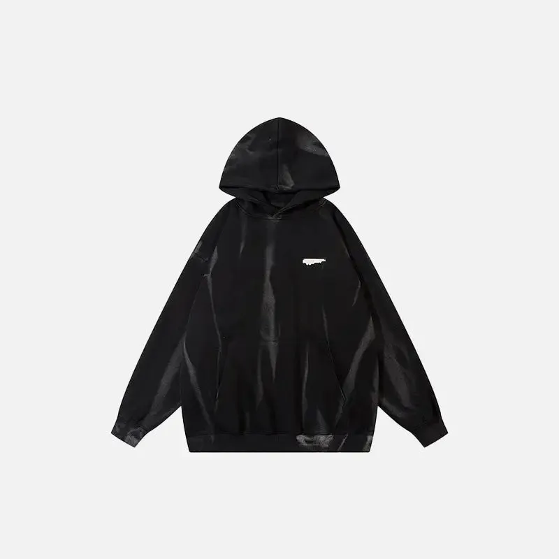 Y2K Loose-Fitting Solid Color Hoodie for Comfort and Style