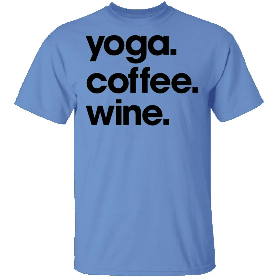 Yoga Coffee Wine T-Shirt