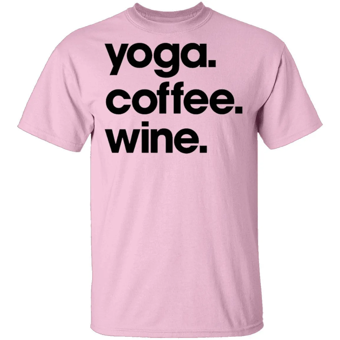 Yoga Coffee Wine T-Shirt