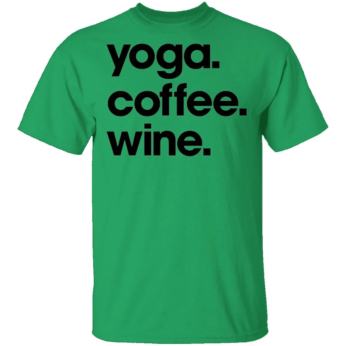 Yoga Coffee Wine T-Shirt