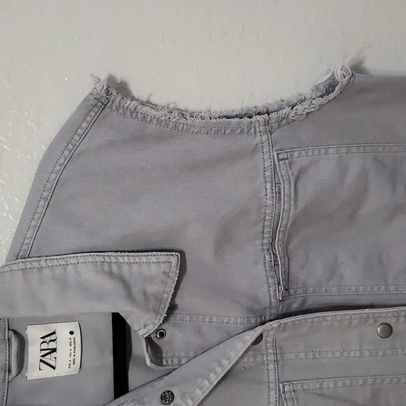 Zara Jean Cropped Vest, Size M