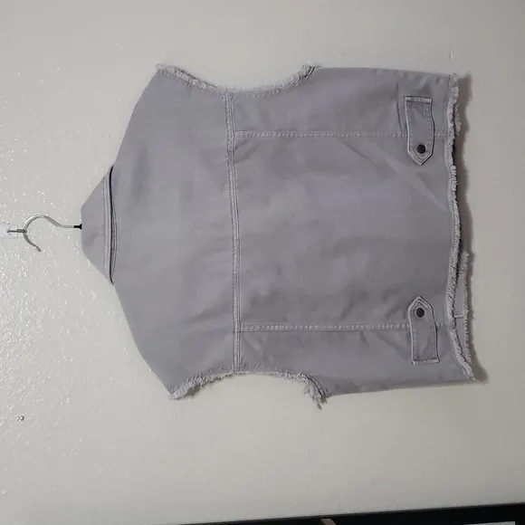Zara Jean Cropped Vest, Size M