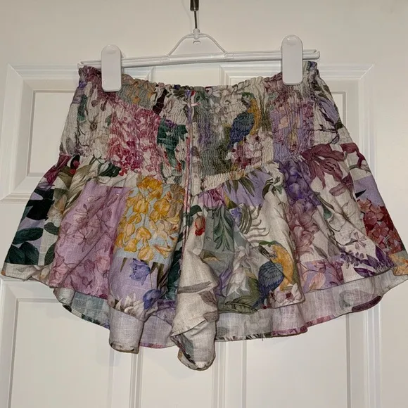 Zara Multicolored Printed Shorts Size M